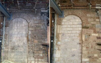 Lavaggio delle Facciate esterne di un Condominio Storico a Perugia