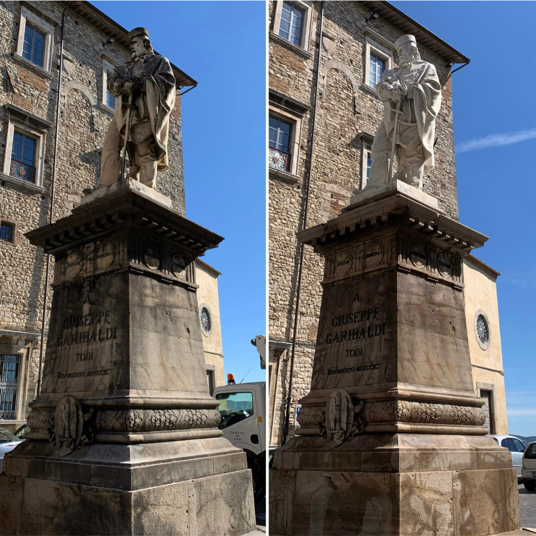 rimozione di graffiti