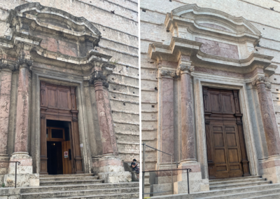 Lavaggio delle Facciate della Cattedrale di S. Lorenzo