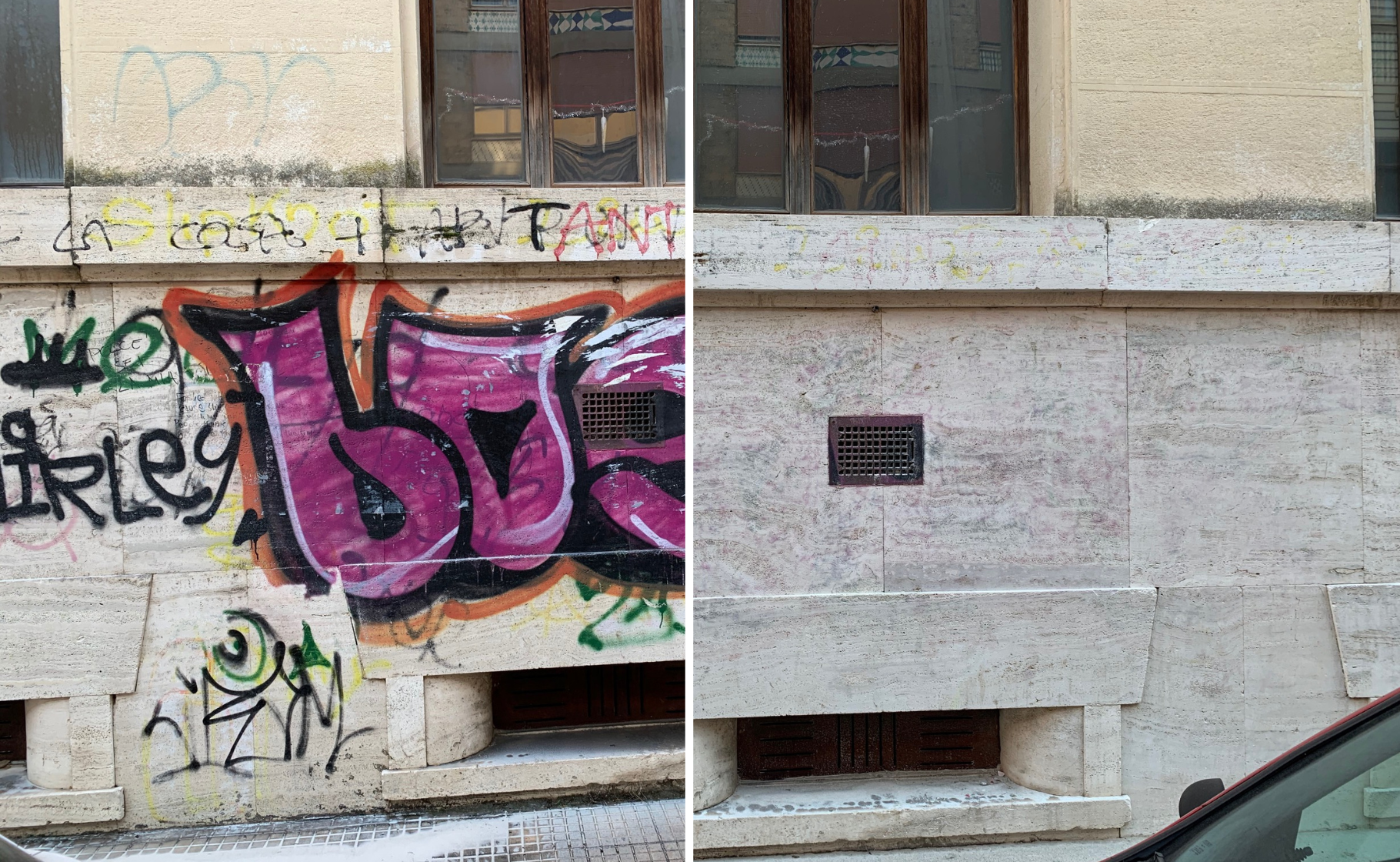 Rimozione dei Graffiti per il Liceo Classico Gaio Cornelio Tacito di Terni