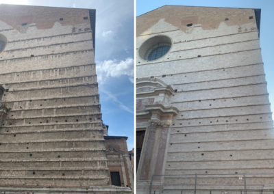 Lavaggio delle Facciate della Cattedrale di S. Lorenzo