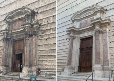 Lavaggio delle Facciate della Cattedrale di S. Lorenzo