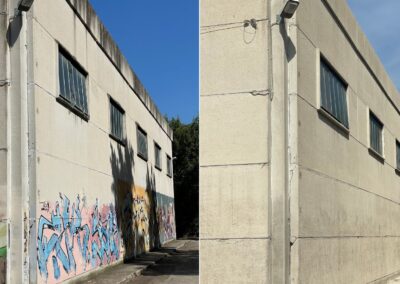 rimozione dei graffiti