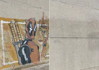 rimozione dei graffiti
