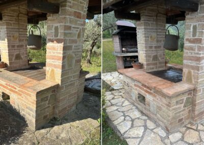 Lavaggio delle pavimentazioni e di spazi esterni per Villa a Perugia