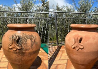 Lavaggio delle pavimentazioni e di spazi esterni per Villa a Perugia