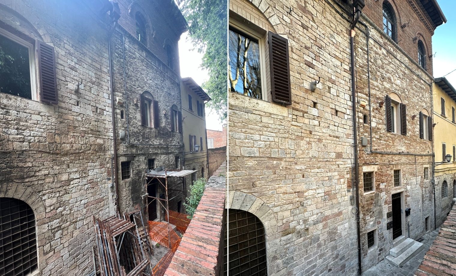 Lavaggio delle pavimentazioni Liceo Lavaggio delle facciate di condomini